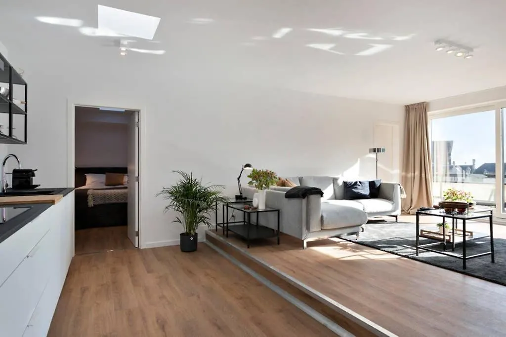 City Penthouse, Rooftop Terrace, Free Netflix, Wifi And Airco Antwerp Apartment