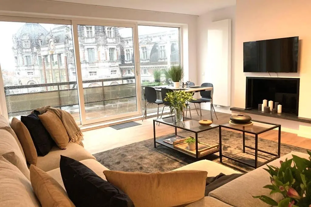 City Penthouse, Rooftop Terrace, Free Netflix, Wifi And Airco Antwerp Belgium